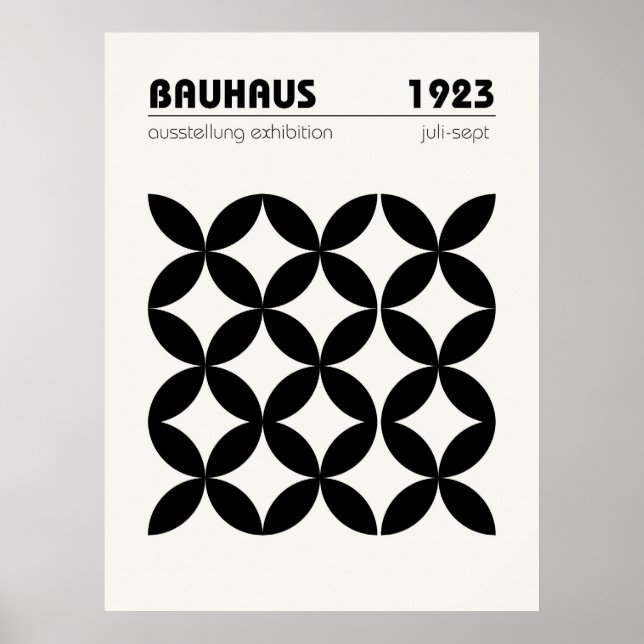 Bauhaus Poster Wall Art (Front)