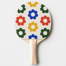 Bauhaus Primary Retro Flower Pattern Women