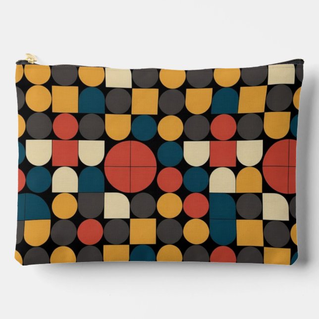 Bauhaus Pure Geometry Harmony Accessory Pouch (Front)