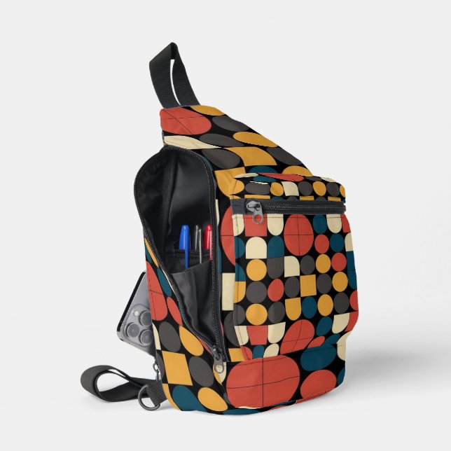 Bauhaus Pure Geometry Harmony Sling Bag (Open)