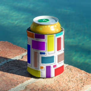 Bauhaus Rectangles Can Cooler