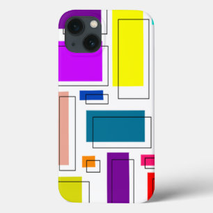 Bauhaus Rectangles iPhone 13 Case