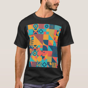 Bauhaus Retro: 70s Geometric Musical T-Shirt