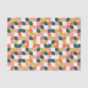 Bauhaus Retro Geometric Pattern Tissue Paper