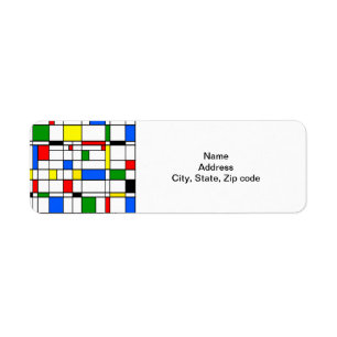 Bauhaus Return Address Label