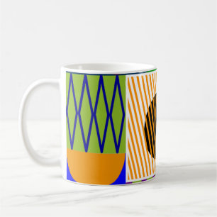 Bauhaus Shape Collage Coffee Mug