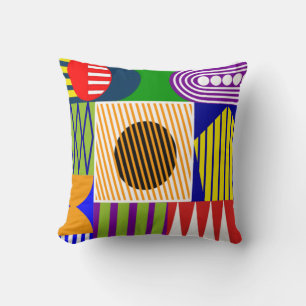 Bauhaus Shape Collage Cushion