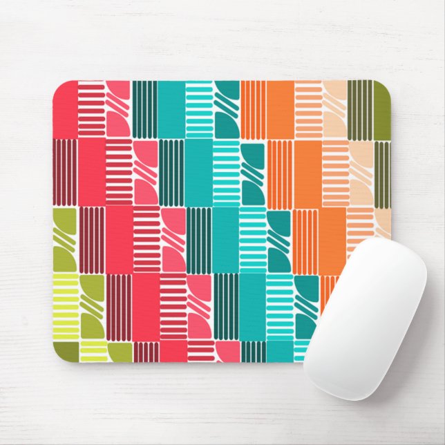 Bauhaus Shapes and Lines 2 Mouse Pad (With Mouse)