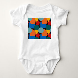 Bauhaus Shapes Baby Bodysuit