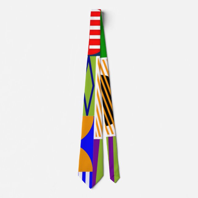 Bauhaus Shapes Tie (Front)