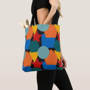Bauhaus Shapes Tote Bag