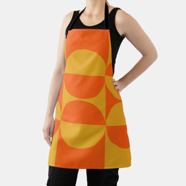 Bauhaus Squares and Circles  Apron (Insitu)