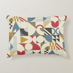 Bauhaus Style Geometric Shape Design Decorative Cushion