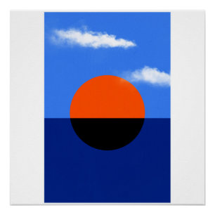 Bauhaus Summer Horizon Poster