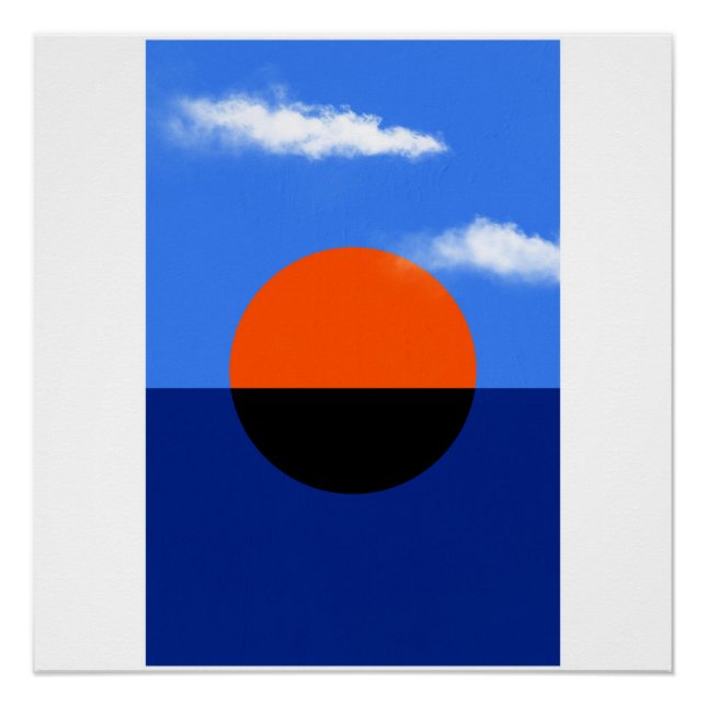 Bauhaus Summer Horizon Poster (Front)