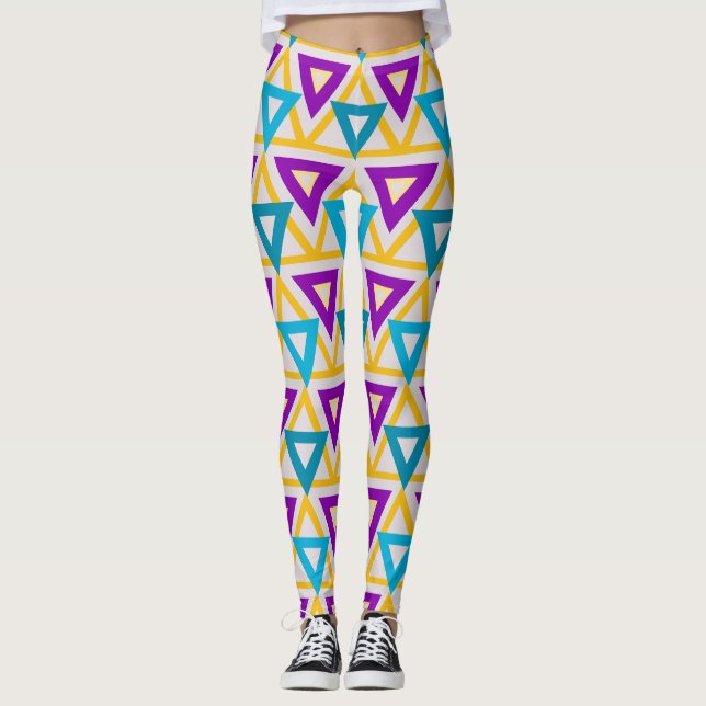 Bauhaus Triangle Mesh  Leggings (Front)