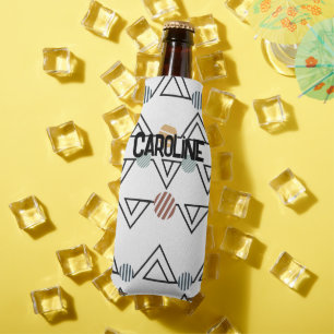 Bauhaus Triangles Bottle Cooler