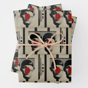 Bauhaus wrapping paper sheet