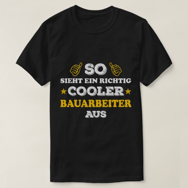Bauherr Construction Manager House Construction Wo T-Shirt (Design Front)