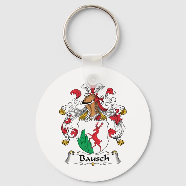 Bausch Family Crest Key Ring (Front)