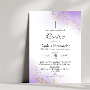 Bautizo Invitacion Catholic Baptism Christening Invitation