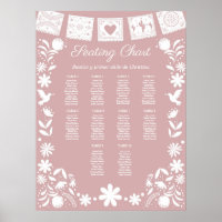 BAUTIZO Pink Cielito Lindo Seating Chart