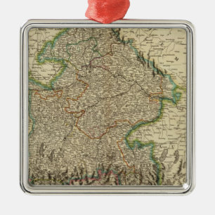 Bavaria 3 metal tree decoration