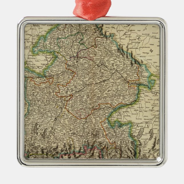 Bavaria 3 metal tree decoration (Front)