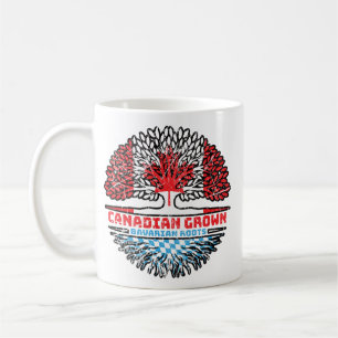 Bavaria Bavarian Canadian Canada Tree Roots Flag Coffee Mug