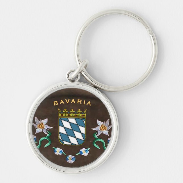 Bavaria Coat of Arms Key Ring (Front)