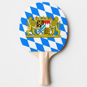 Bavaria Coat of arms Ping Pong Paddle