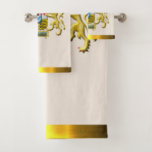 Bavaria Crest Genuine Oktoberfest Guest / Gift Bath Towel Set
