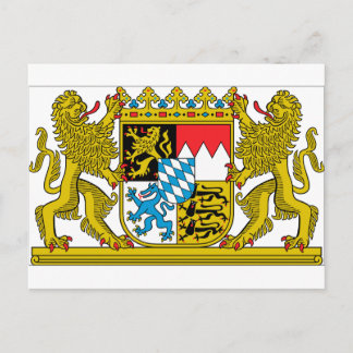 Bavaria (Germany) Coat of Arms Postcard