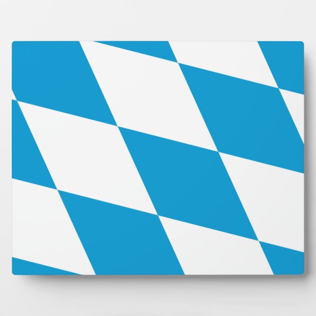 Bavaria, Germany Flag Plaque (Front)