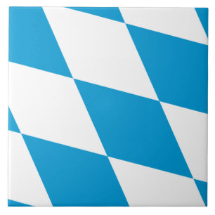 Bavaria, Germany Flag Tile