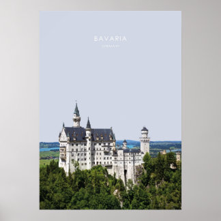 Bavaria, Germany Travel Artwork. Poster