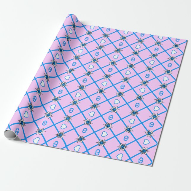 Bavaria inspired wrapping paper (Unrolled)