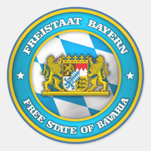 Bavaria Medallion Classic Round Sticker