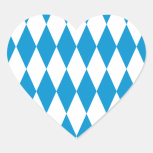Bavaria Oktoberfest Heart Sticker