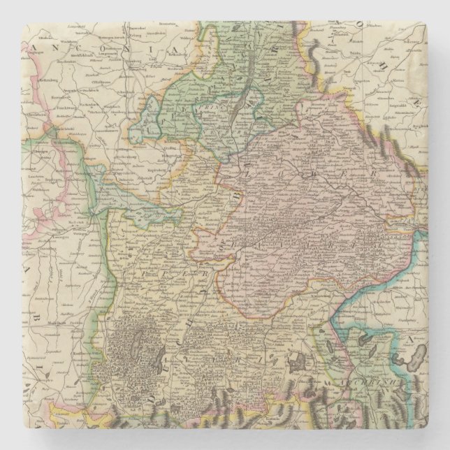 Bavaria proper stone coaster (Front)