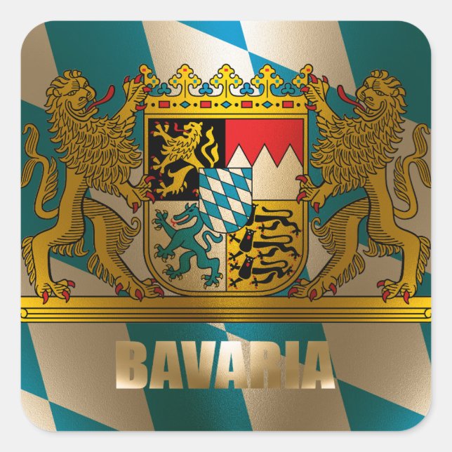 Bavaria                                            square sticker (Front)