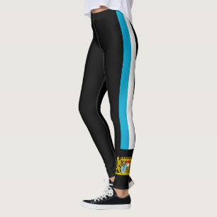 Bavaria stripes flag leggings