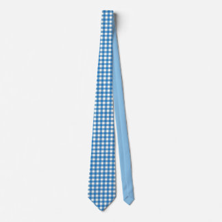 Bavarian Blue and White Chequered Tie