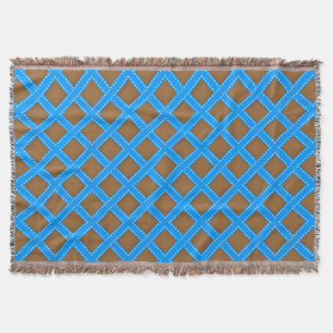 Bavarian blue throw blanket