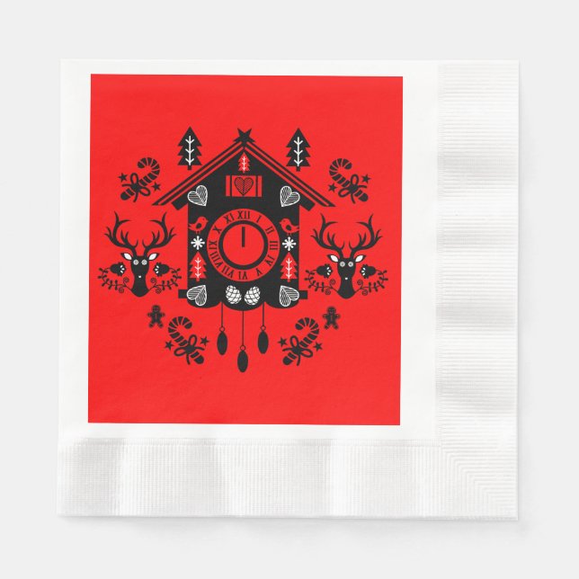 Bavarian Christmas Décor Napkin (Front)