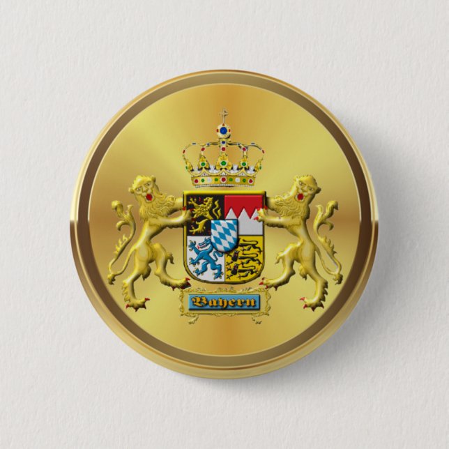 Bavarian Coat of Arms Button (Front)