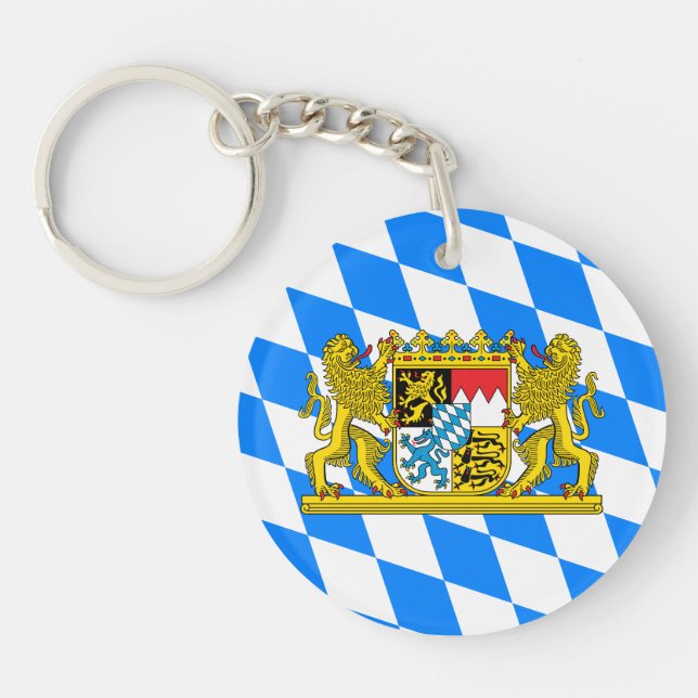 Bavarian Coat of arms Key Ring (Front)