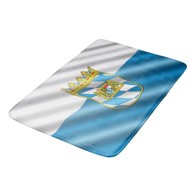 Bavarian flag bath mat (Angled)