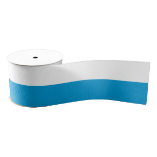 Bavarian Flag & Bavaria colours, holiday /sports Grosgrain Ribbon