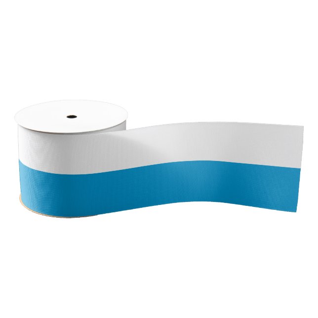 Bavarian Flag & Bavaria colours, holiday /sports Grosgrain Ribbon (Spool)